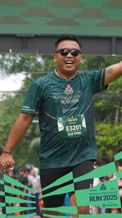 Race photo from Mangkunegaran Run 2025