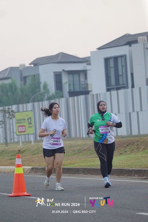 Race photo from BAF LIONS RUN 2024