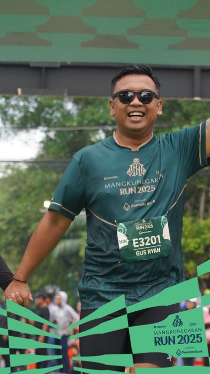 Race photo from Mangkunegaran Run 2025