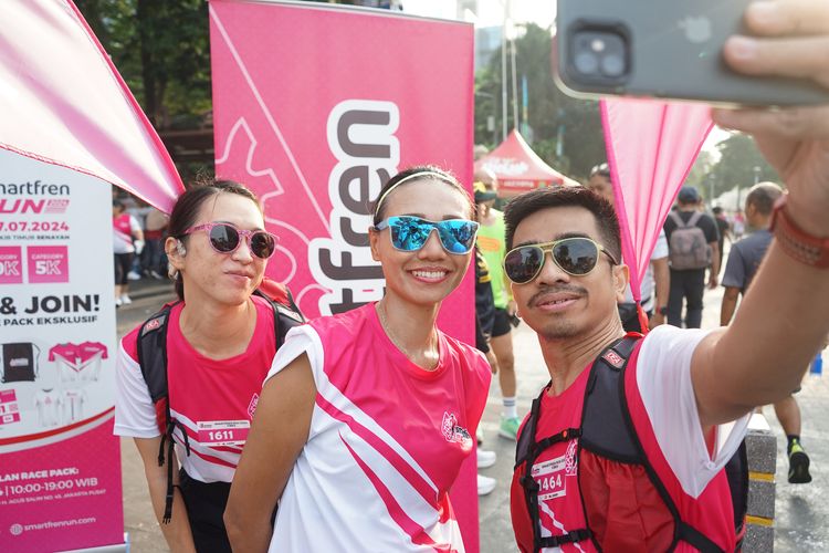 Race photo from Smartfren Run 2024 Vibes