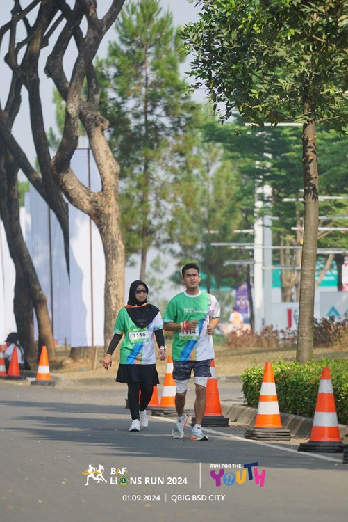 Race photo from BAF LIONS RUN 2024