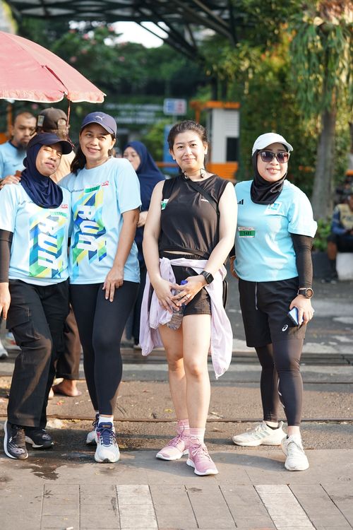 Race photo from Lari Bareng Yuk!