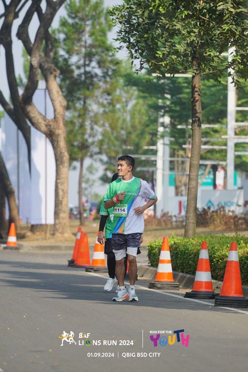 Race photo from BAF LIONS RUN 2024