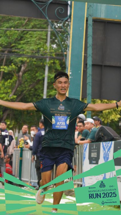 Race photo from Mangkunegaran Run 2025