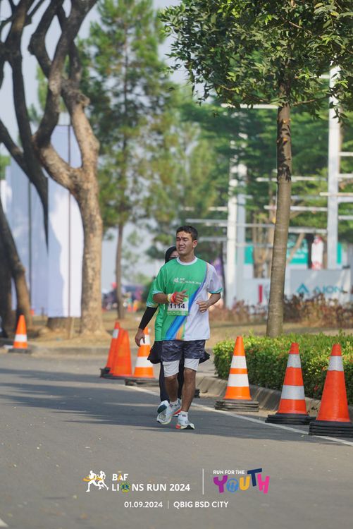 Race photo from BAF LIONS RUN 2024