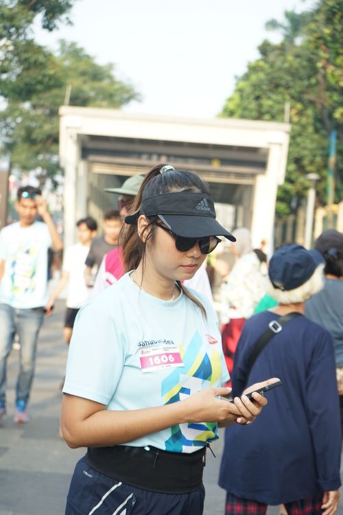 Race photo from Smartfren Run 2024 Vibes