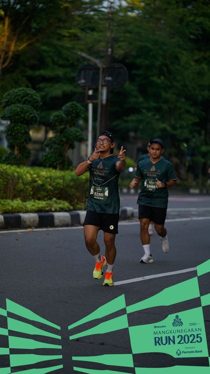 Race photo from Mangkunegaran Run 2025
