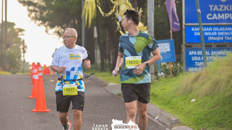 Race photo from Taman Budaya x BOGORUN 2025