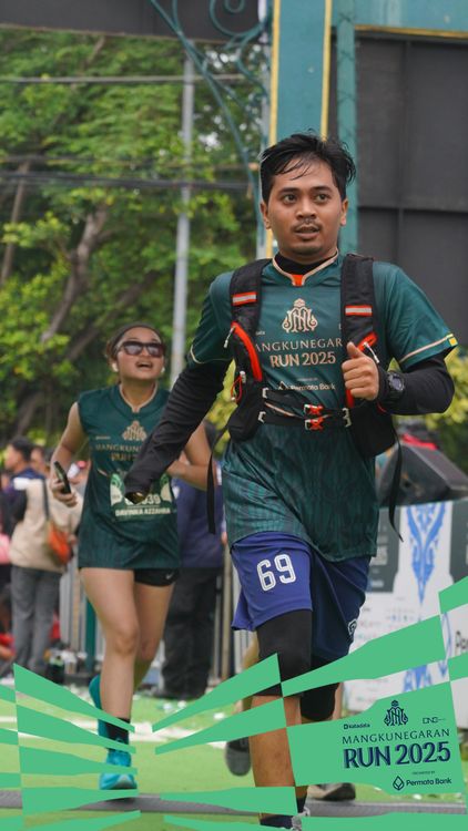 Race photo from Mangkunegaran Run 2025