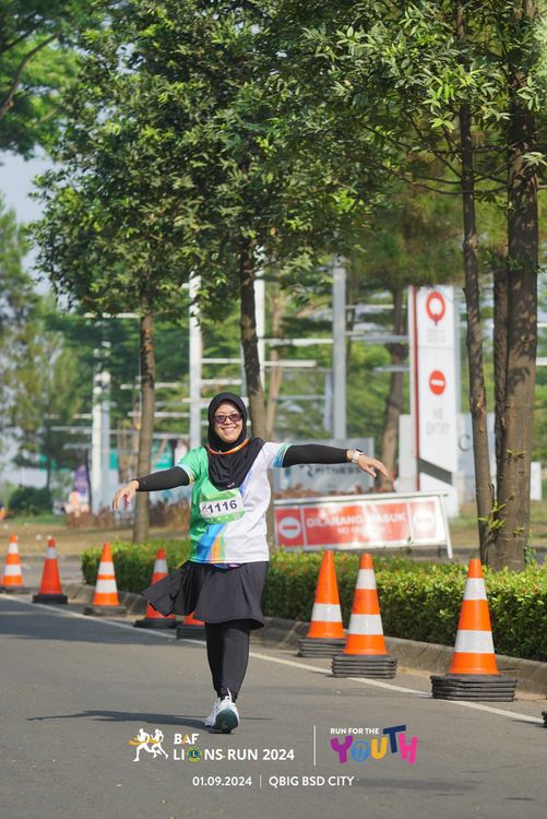 Race photo from BAF LIONS RUN 2024