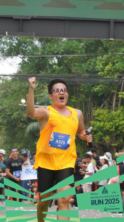 Race photo from Mangkunegaran Run 2025