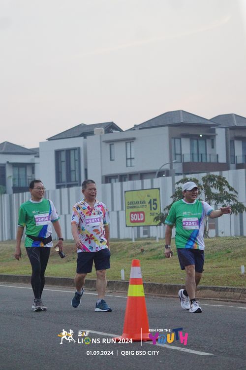 Race photo from BAF LIONS RUN 2024
