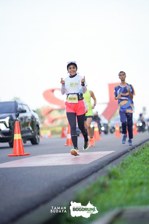 Race photo from Taman Budaya x BOGORUN 2025