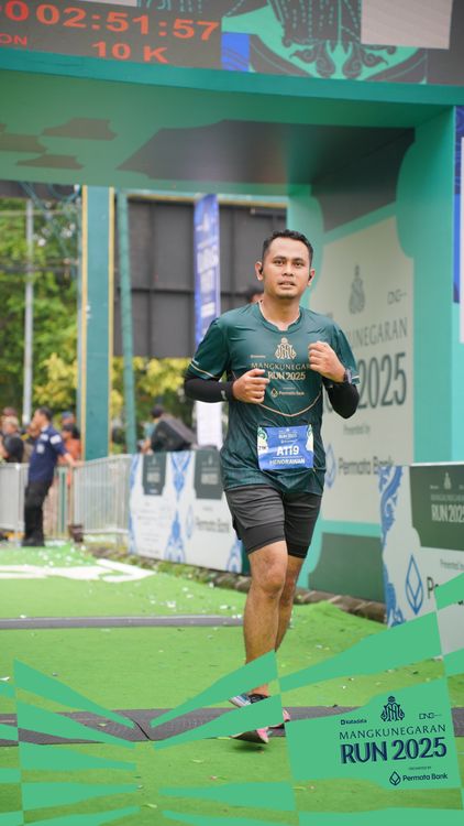 Race photo from Mangkunegaran Run 2025