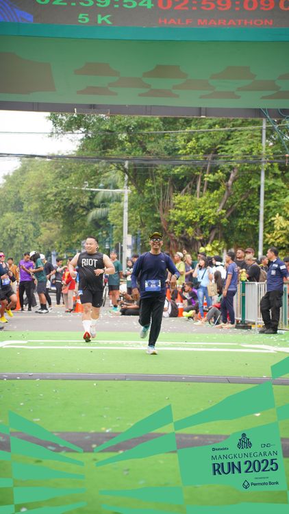 Race photo from Mangkunegaran Run 2025