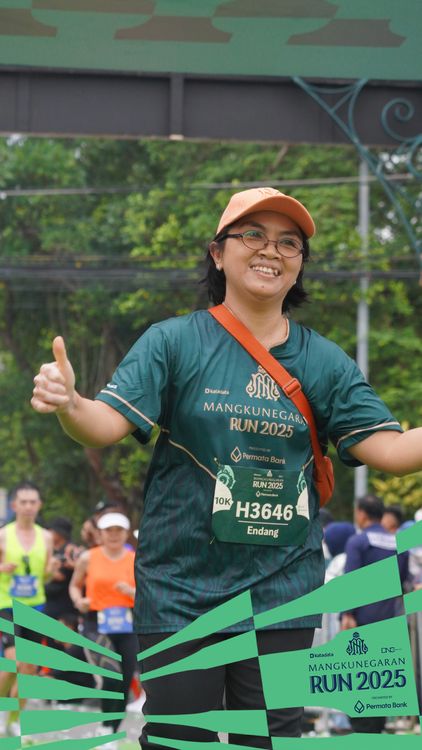 Race photo from Mangkunegaran Run 2025