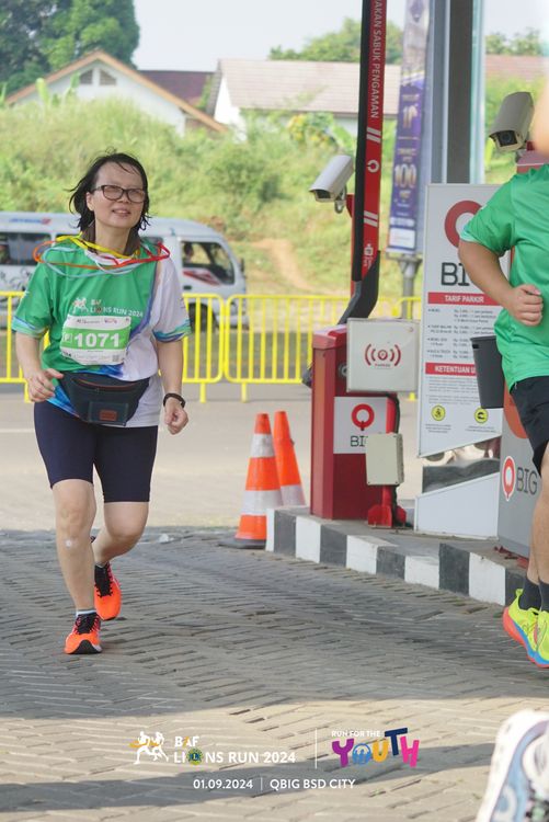 Race photo from BAF LIONS RUN 2024