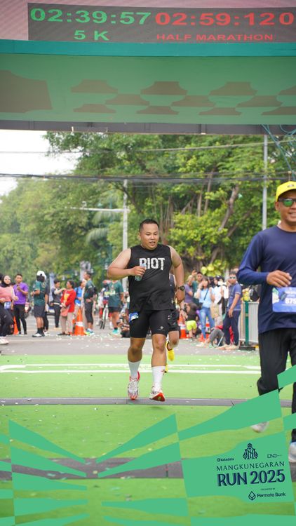 Race photo from Mangkunegaran Run 2025