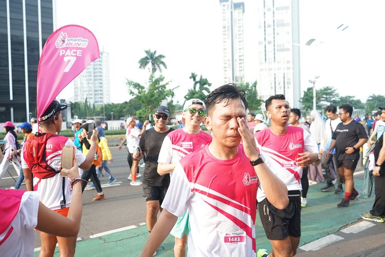 Race photo from Smartfren Run 2024 Vibes