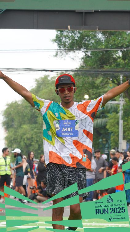 Race photo from Mangkunegaran Run 2025