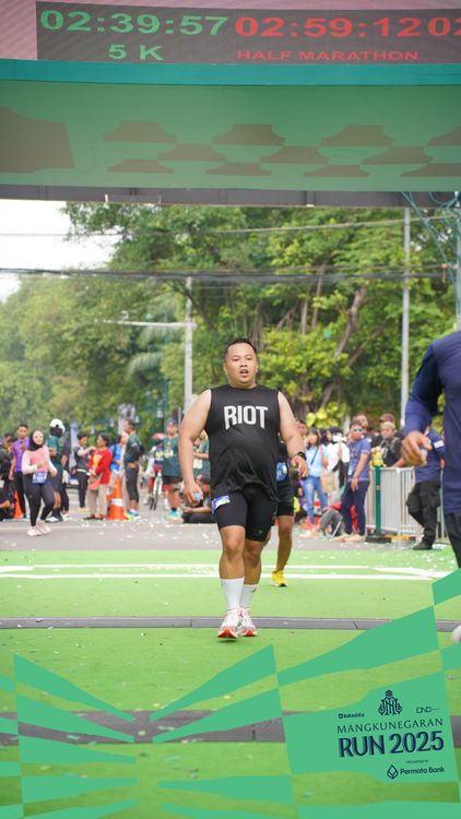 Race photo from Mangkunegaran Run 2025