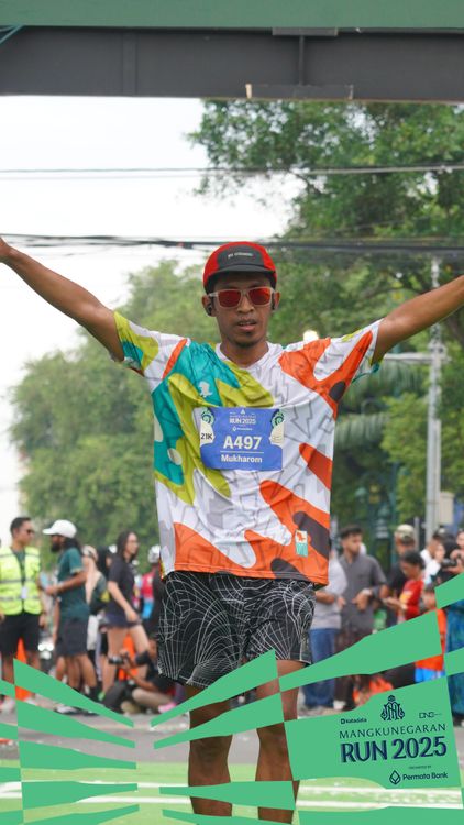 Race photo from Mangkunegaran Run 2025