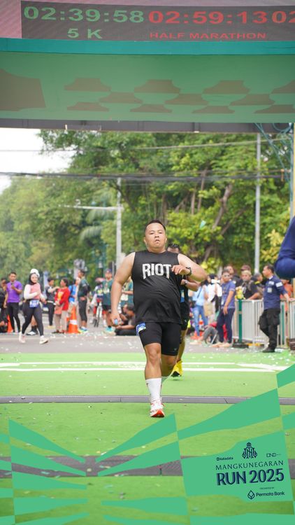 Race photo from Mangkunegaran Run 2025
