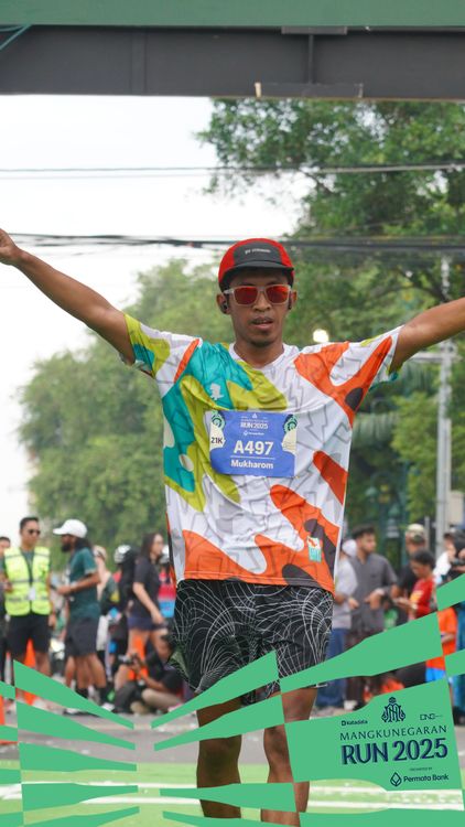 Race photo from Mangkunegaran Run 2025