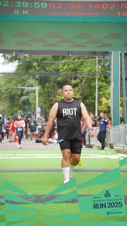 Race photo from Mangkunegaran Run 2025