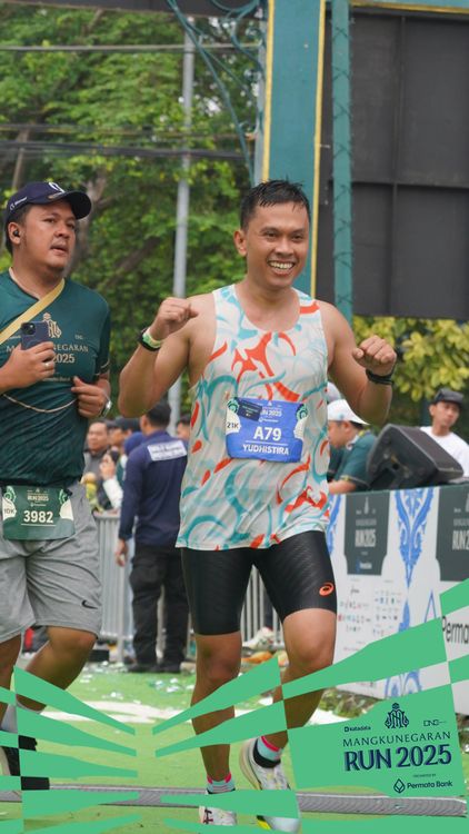Race photo from Mangkunegaran Run 2025