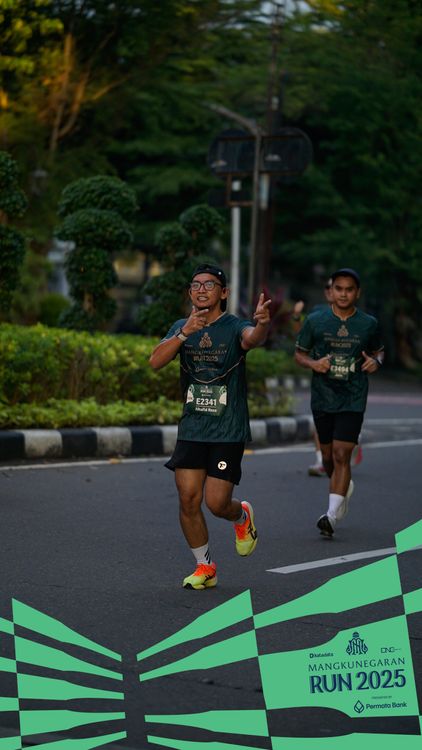 Race photo from Mangkunegaran Run 2025
