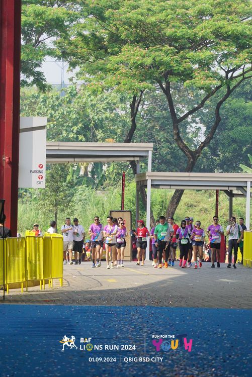 Race photo from BAF LIONS RUN 2024