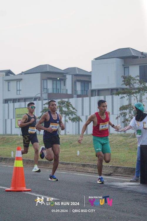 Race photo from BAF LIONS RUN 2024