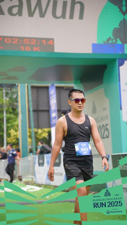 Race photo from Mangkunegaran Run 2025