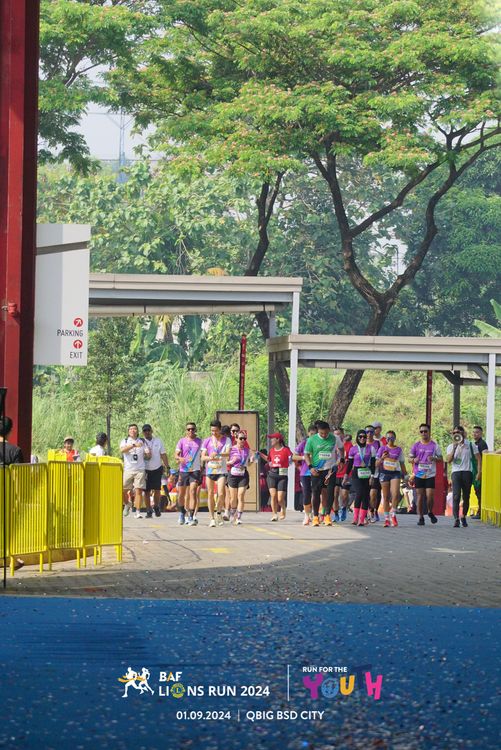 Race photo from BAF LIONS RUN 2024