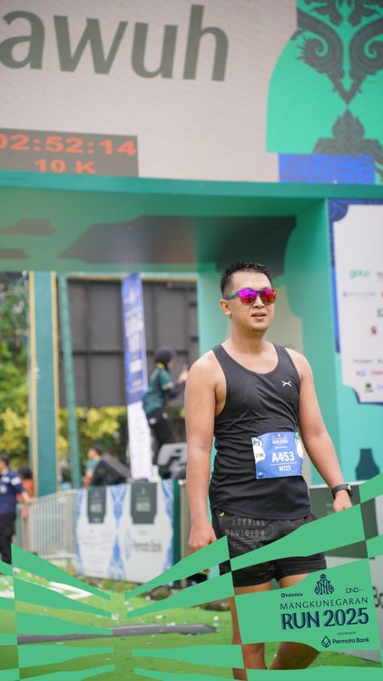 Race photo from Mangkunegaran Run 2025