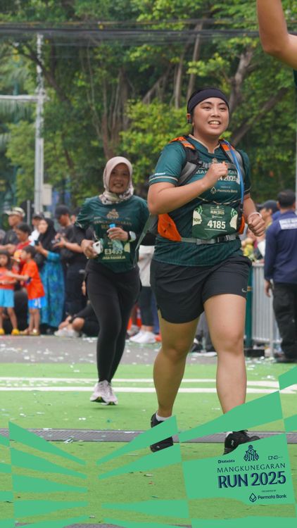 Race photo from Mangkunegaran Run 2025
