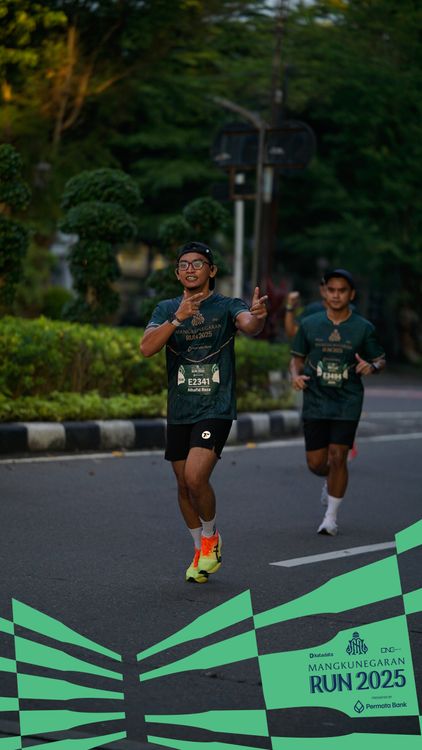 Race photo from Mangkunegaran Run 2025