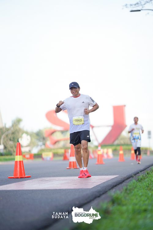 Race photo from Taman Budaya x BOGORUN 2025