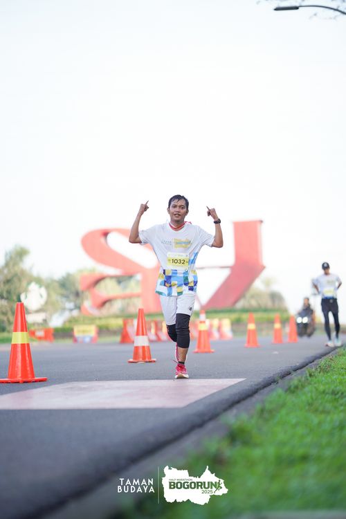 Race photo from Taman Budaya x BOGORUN 2025