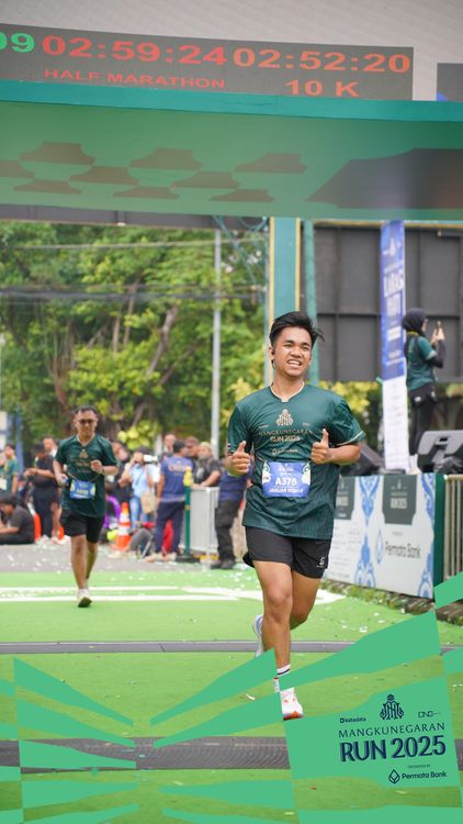 Race photo from Mangkunegaran Run 2025