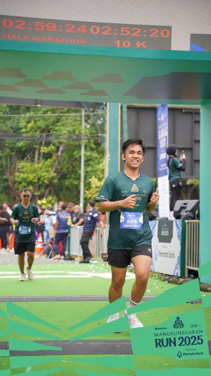 Race photo from Mangkunegaran Run 2025