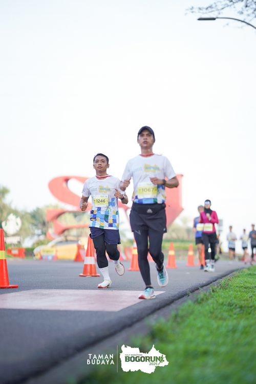 Race photo from Taman Budaya x BOGORUN 2025