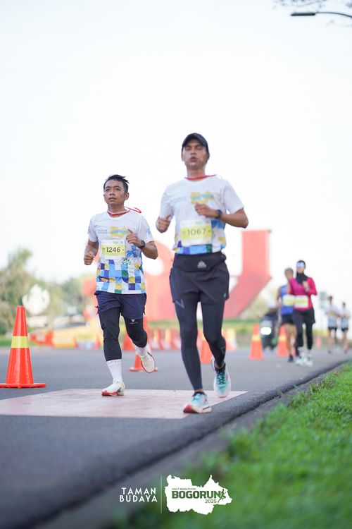 Race photo from Taman Budaya x BOGORUN 2025