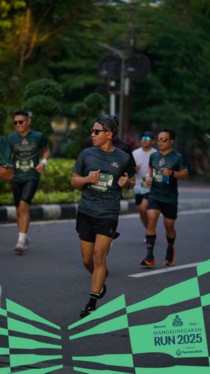 Race photo from Mangkunegaran Run 2025