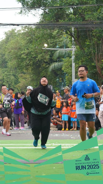 Race photo from Mangkunegaran Run 2025