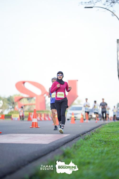 Race photo from Taman Budaya x BOGORUN 2025