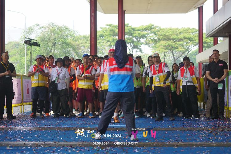 Race photo from BAF LIONS RUN 2024