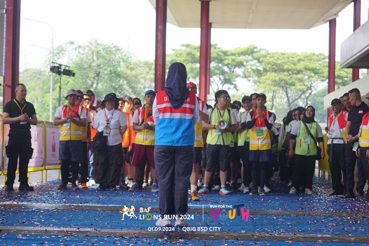 Race photo from BAF LIONS RUN 2024
