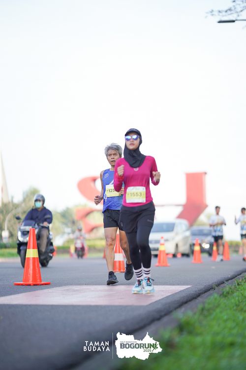 Race photo from Taman Budaya x BOGORUN 2025